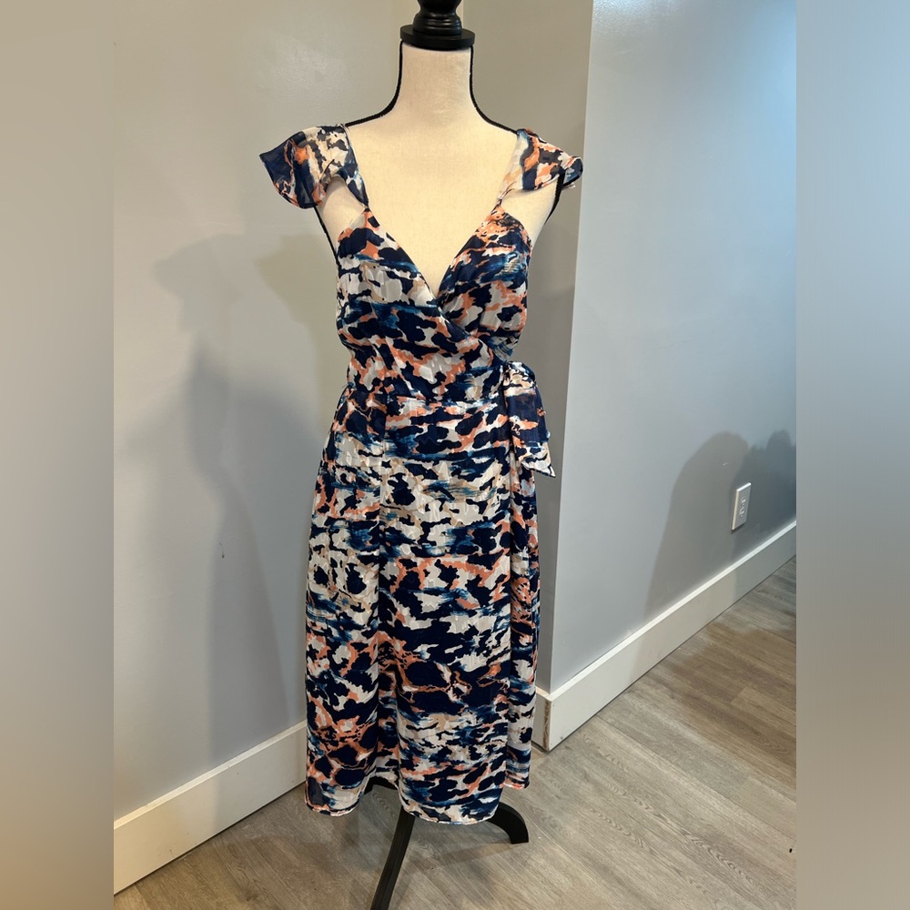 Hutch midi wrap dress